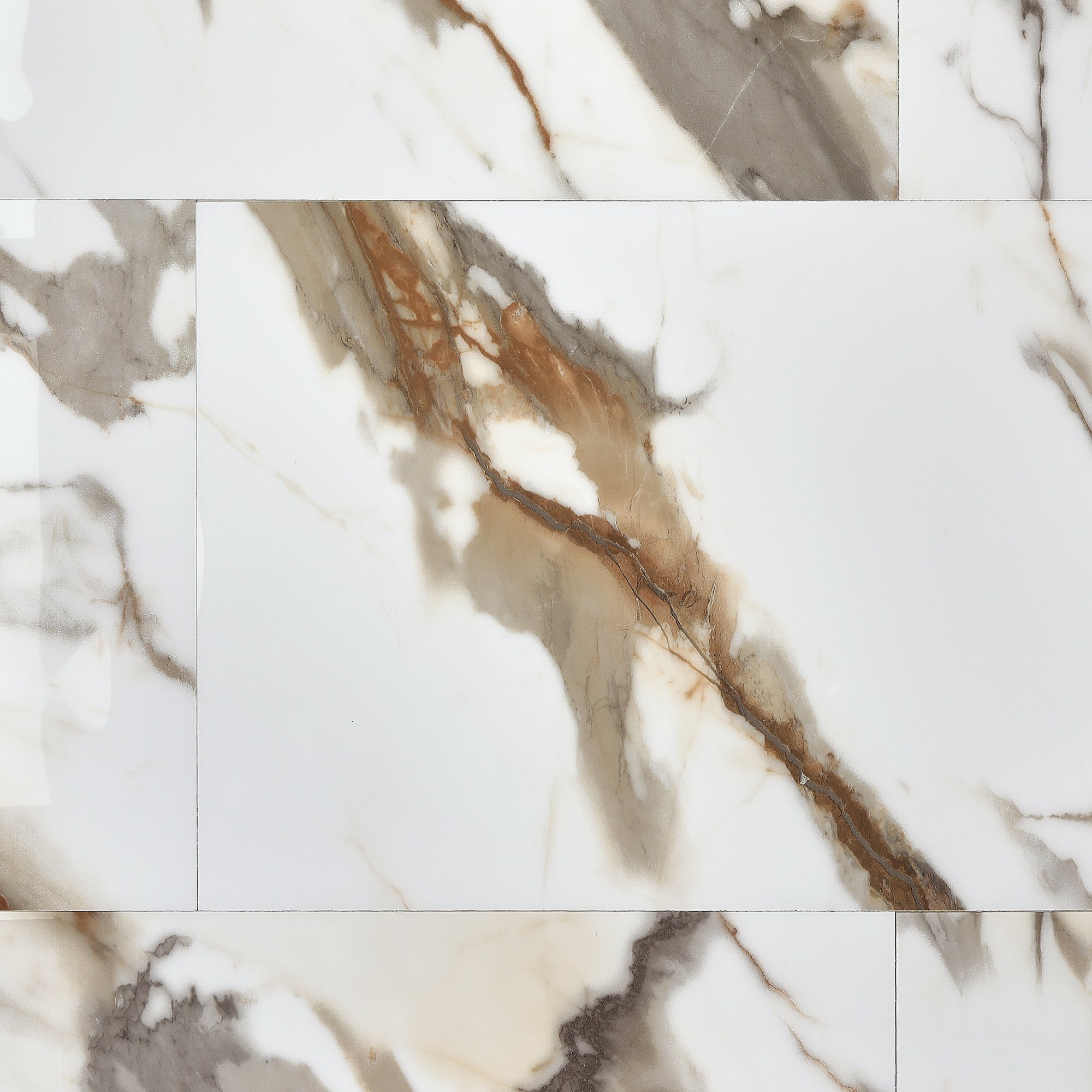 12x24" Subway Calacatta Gold Peel and Stick Backsplash Tile