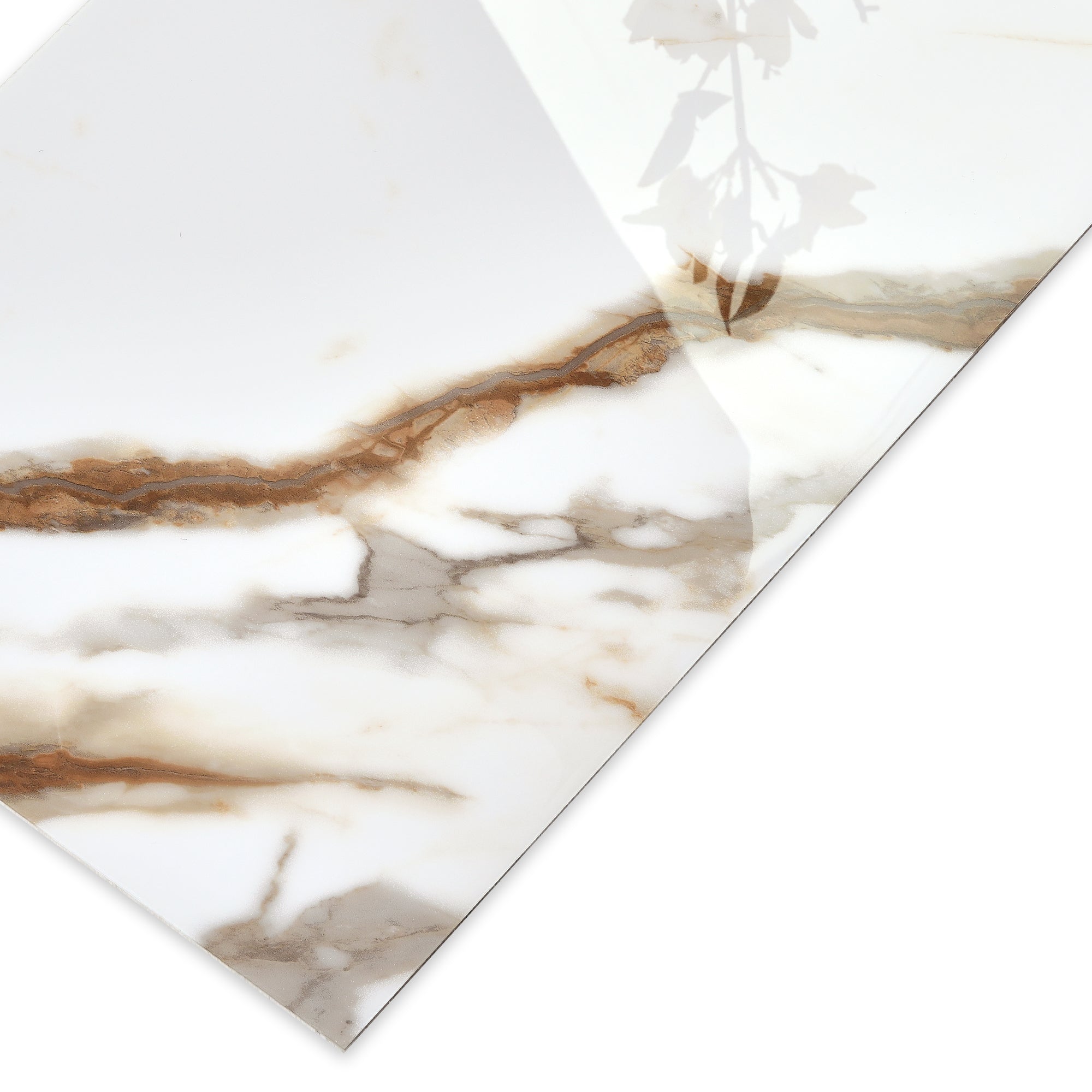 12x24" Subway Calacatta Gold Peel and Stick Backsplash Tile