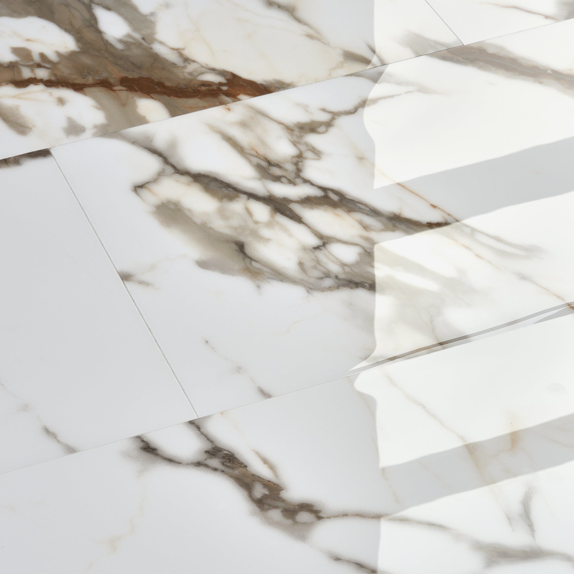 12x24" Subway Calacatta Gold Peel and Stick Backsplash Tile