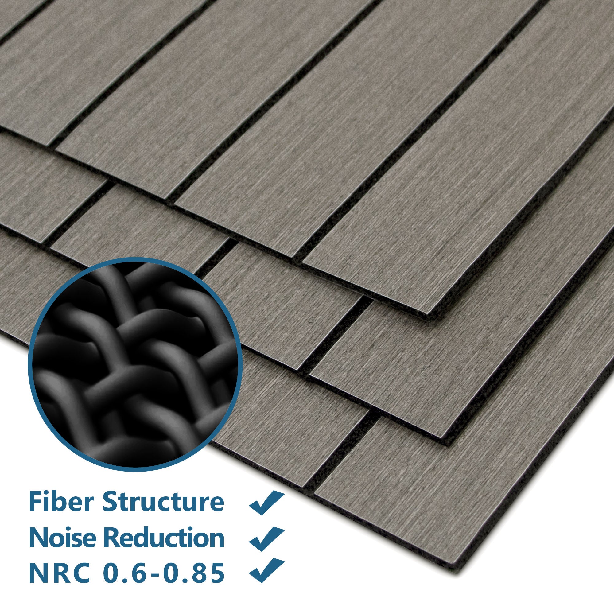 Gray Wood Grain Peel and Stick Wall Paneling Roll