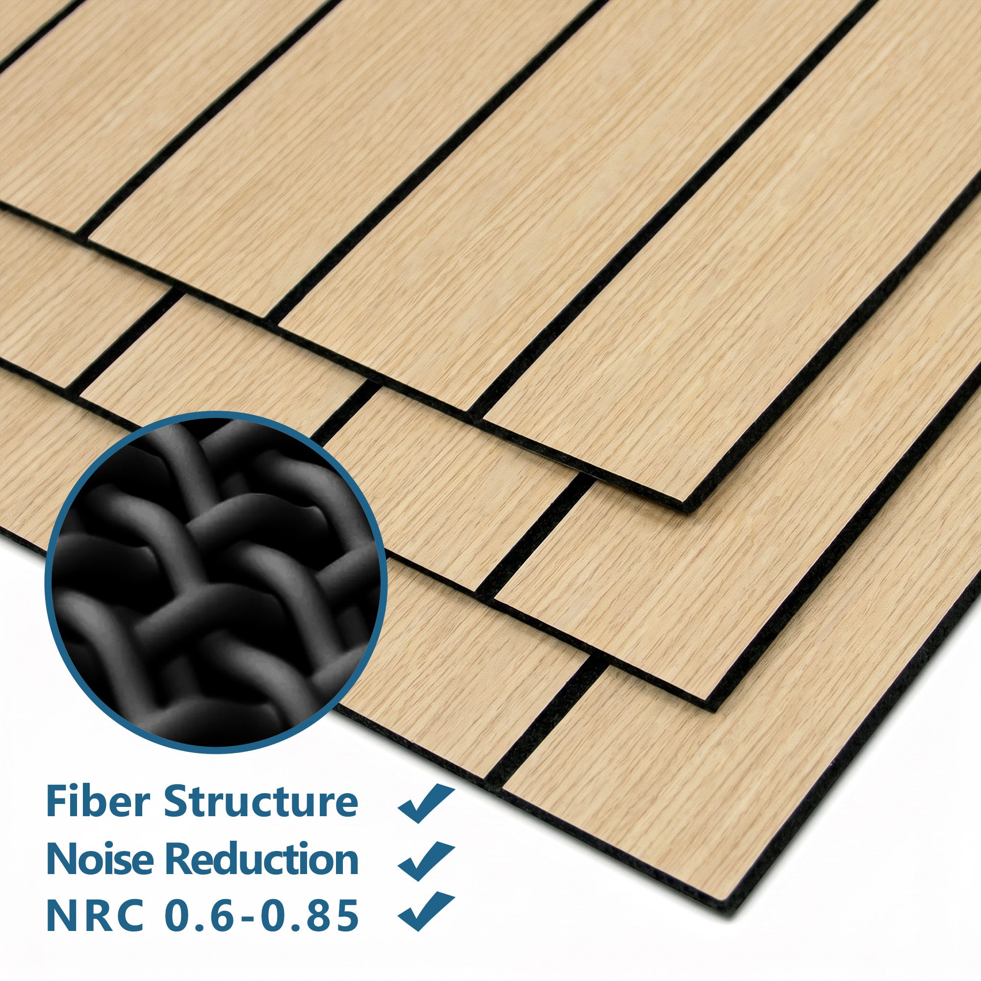 Natural Oak Wood Grain Peel and Stick Wall Paneling Roll