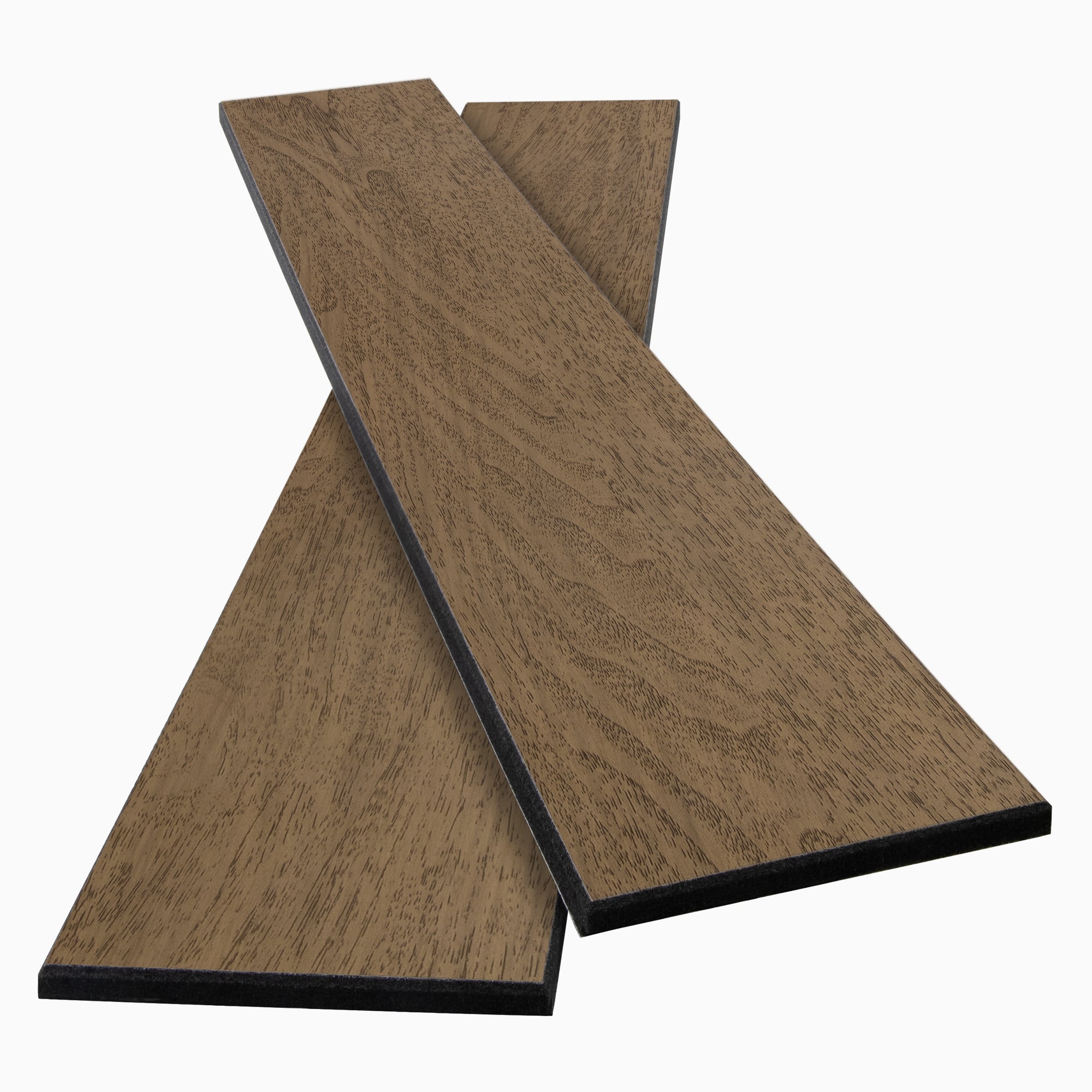 Walnut Peel and Stick Acoustic Wall Plank