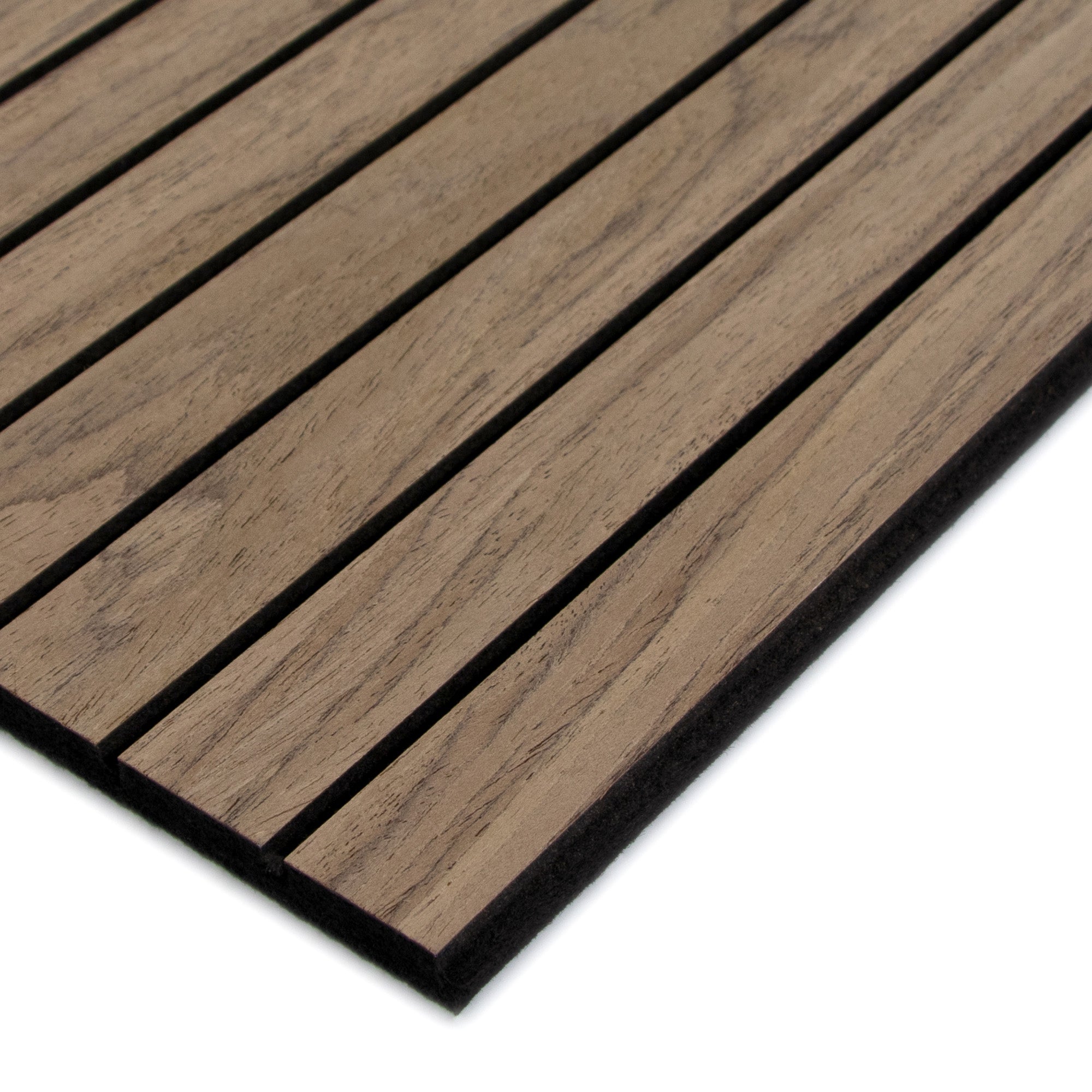 Walnut Wood Slat Acoustic Panels Decorative Wall Paneling