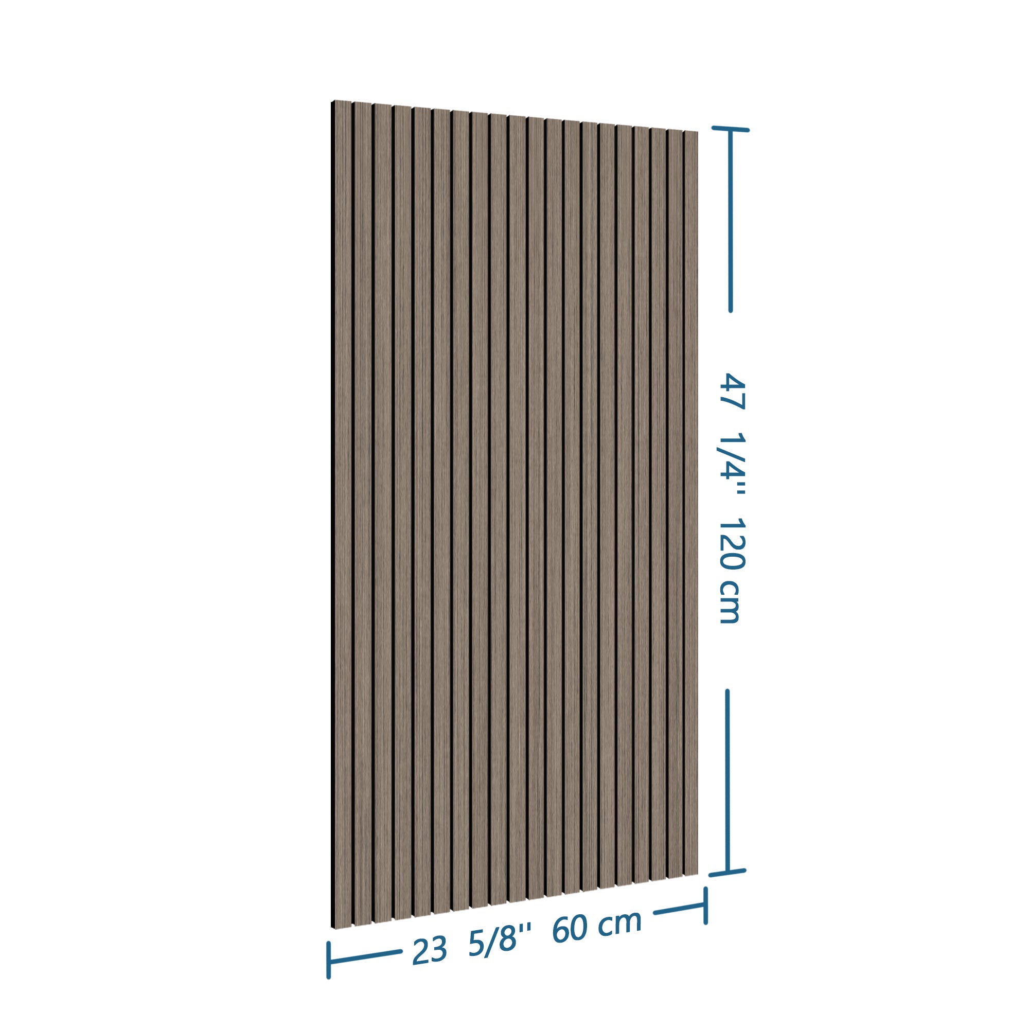 Walnut Wood Slat Acoustic Panels Decorative Wall Paneling