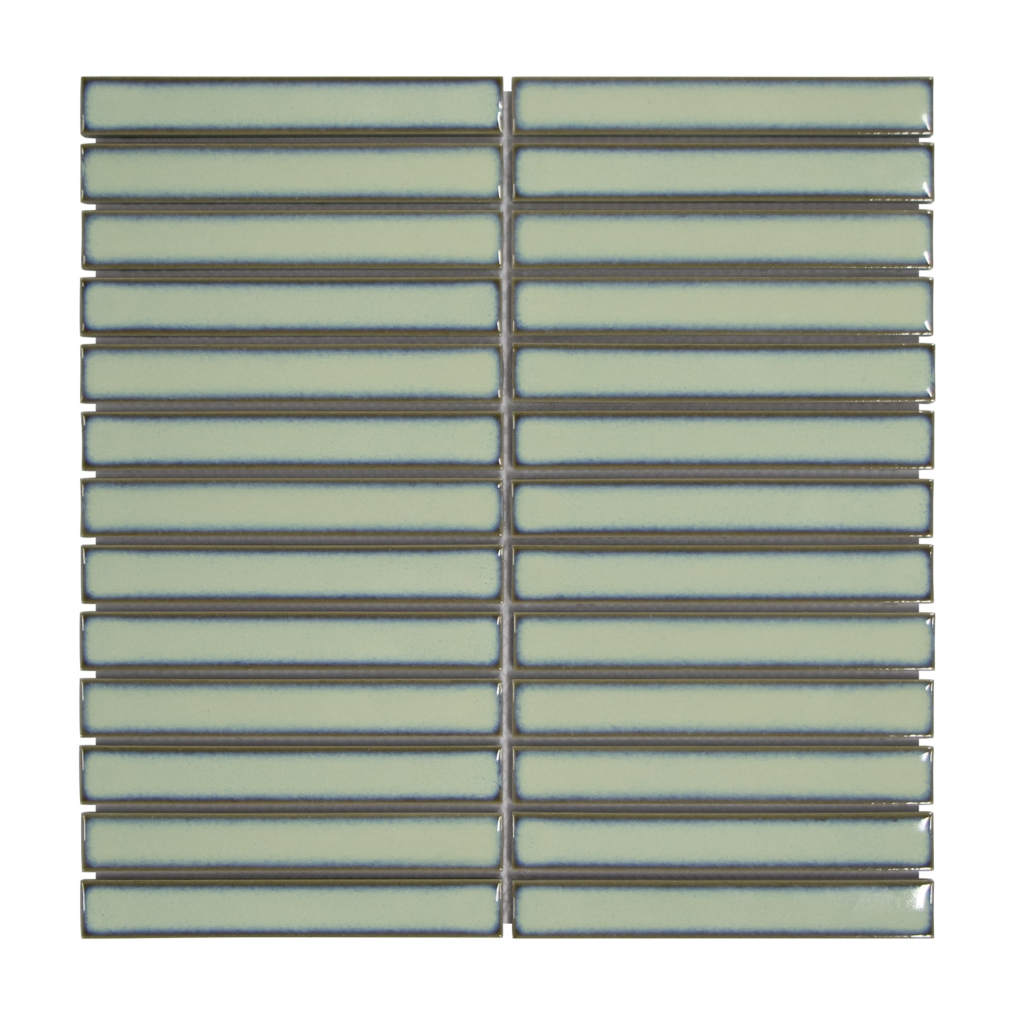 Kit Kat Green Porcelain Floor and Wall Mosaic Tile