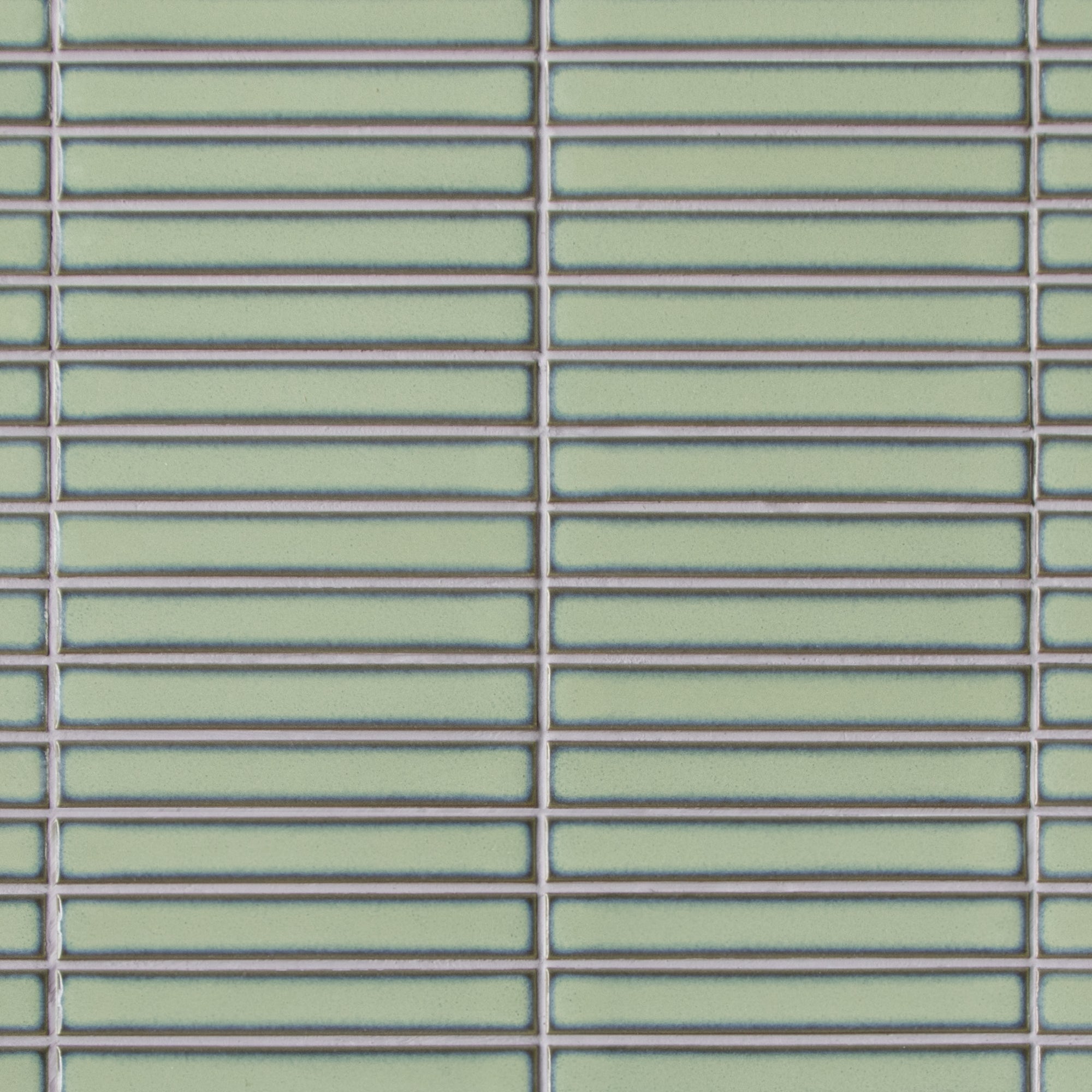 Kit Kat Green Porcelain Floor and Wall Mosaic Tile