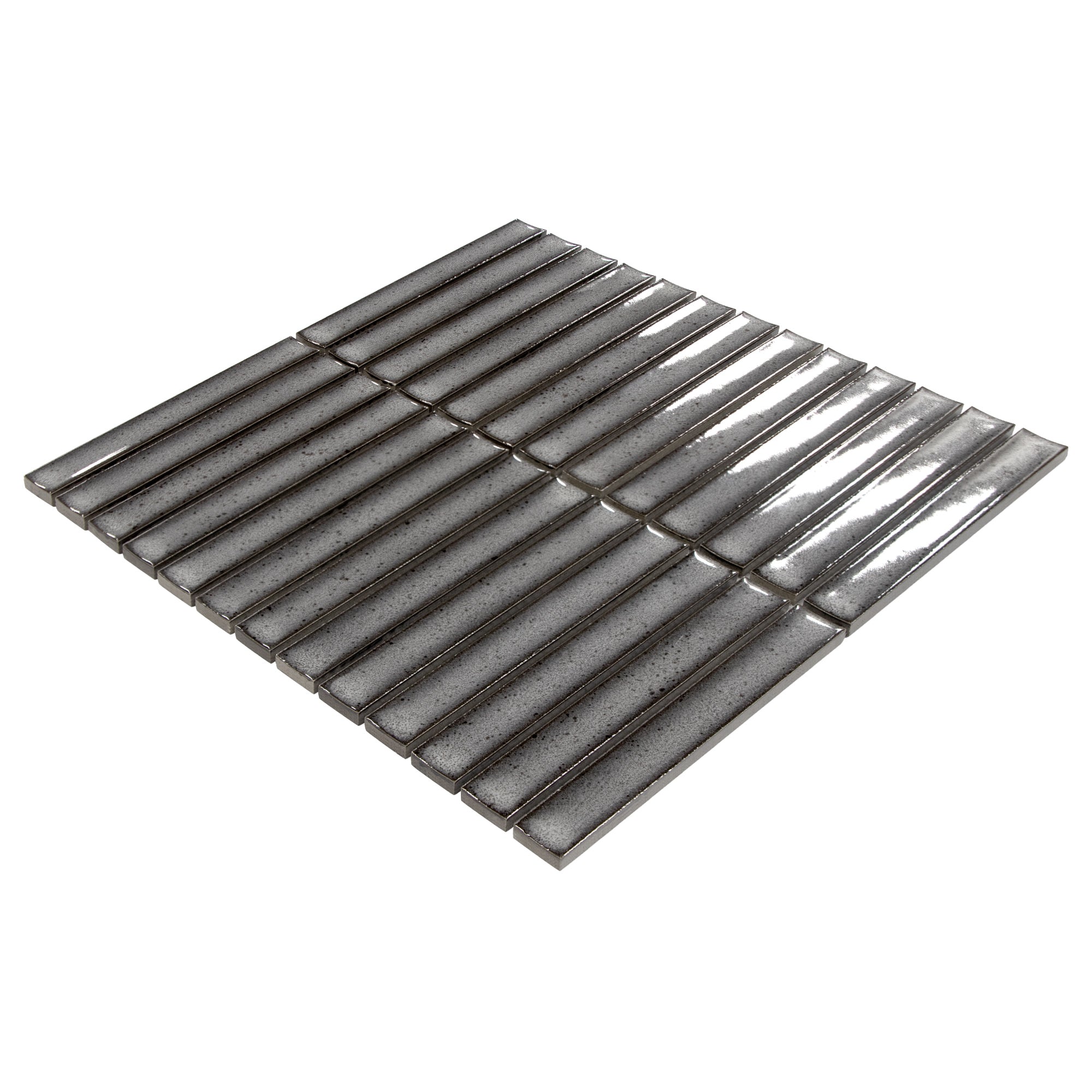 Kit Kat Gray Mixed Porcelain Floor and Wall Mosaic Tile