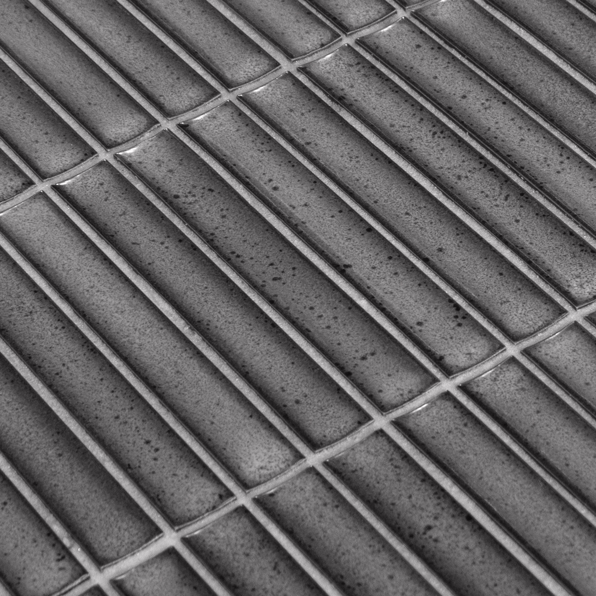 Kit Kat Gray Mixed Porcelain Floor and Wall Mosaic Tile