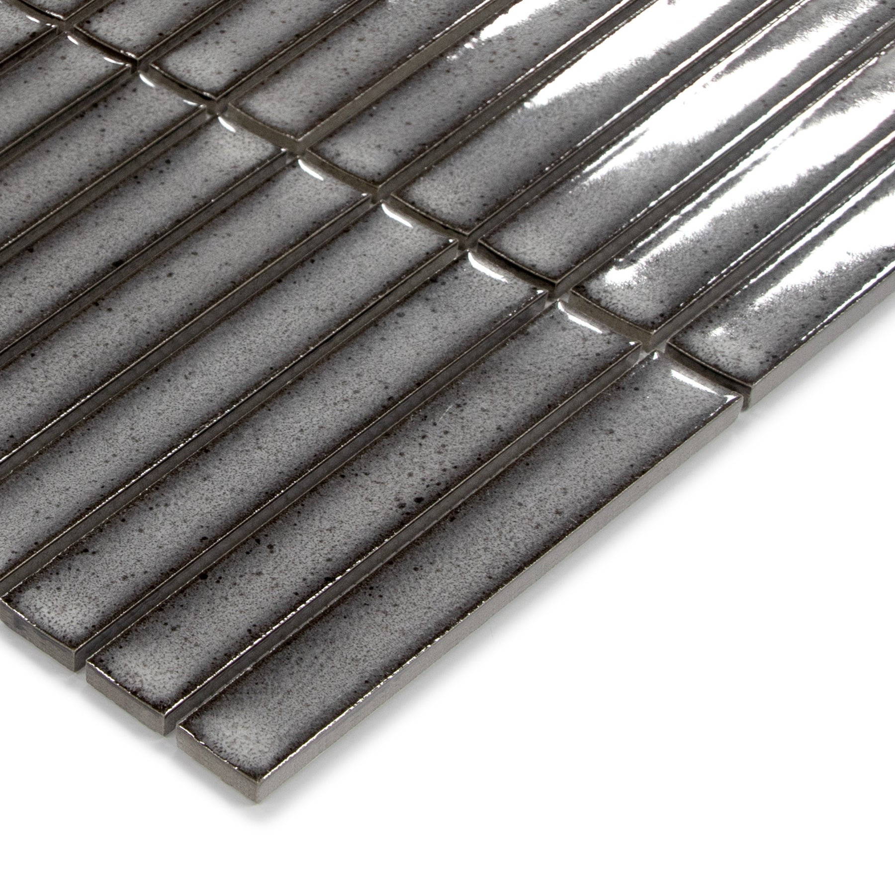 Kit Kat Gray Mixed Porcelain Floor and Wall Mosaic Tile