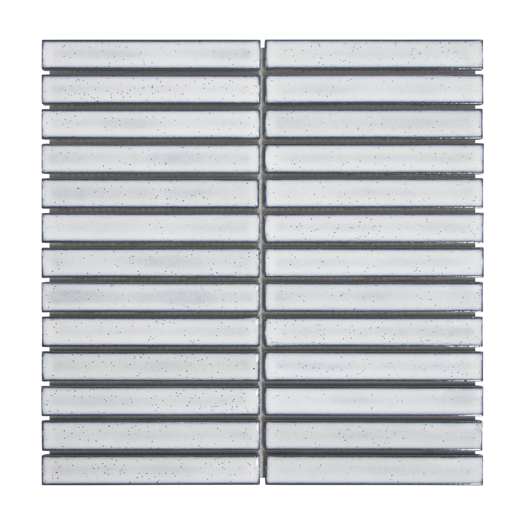 Kit Kat White Porcelain Floor and Wall Mosaic Tile