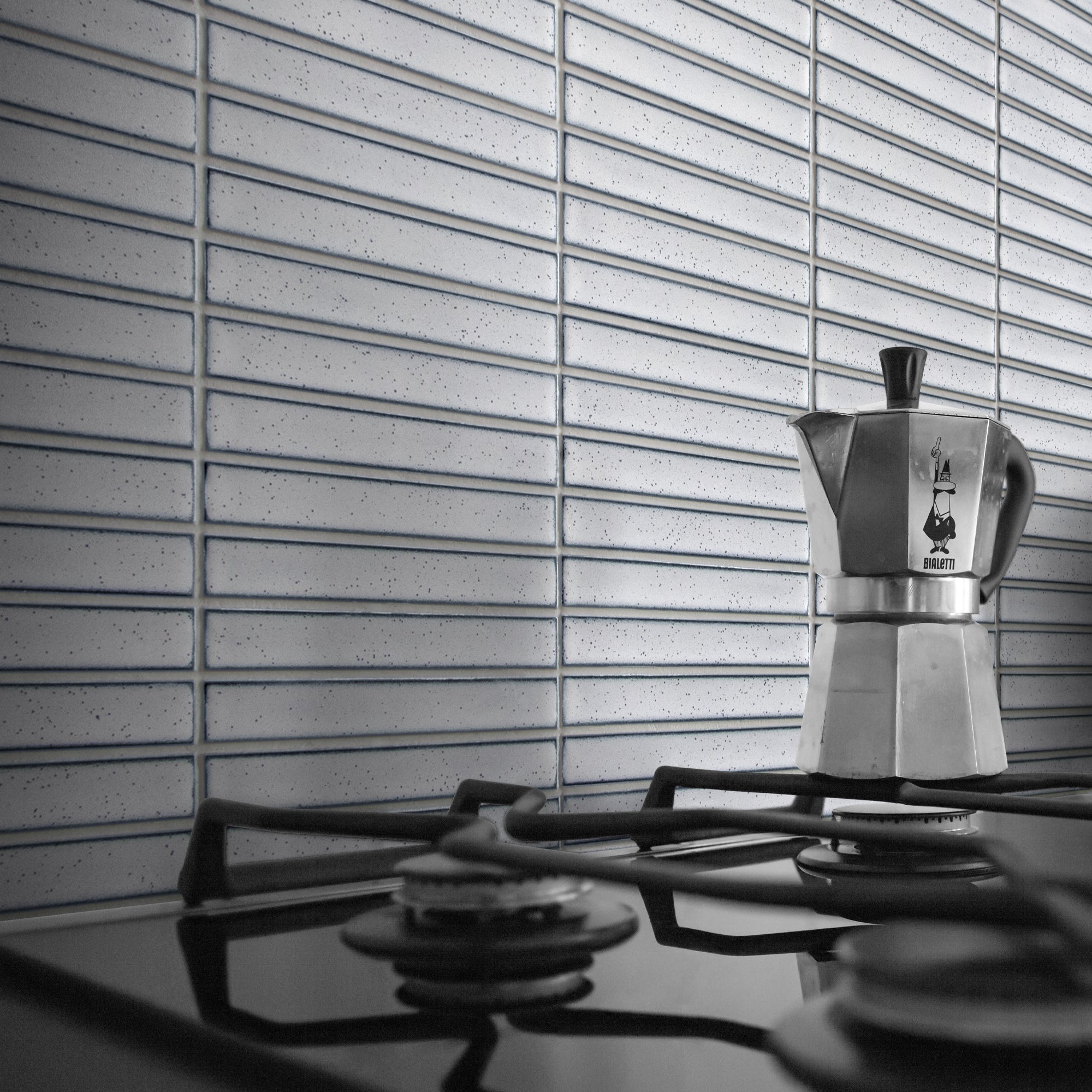 Kit Kat White Porcelain Floor and Wall Mosaic Tile