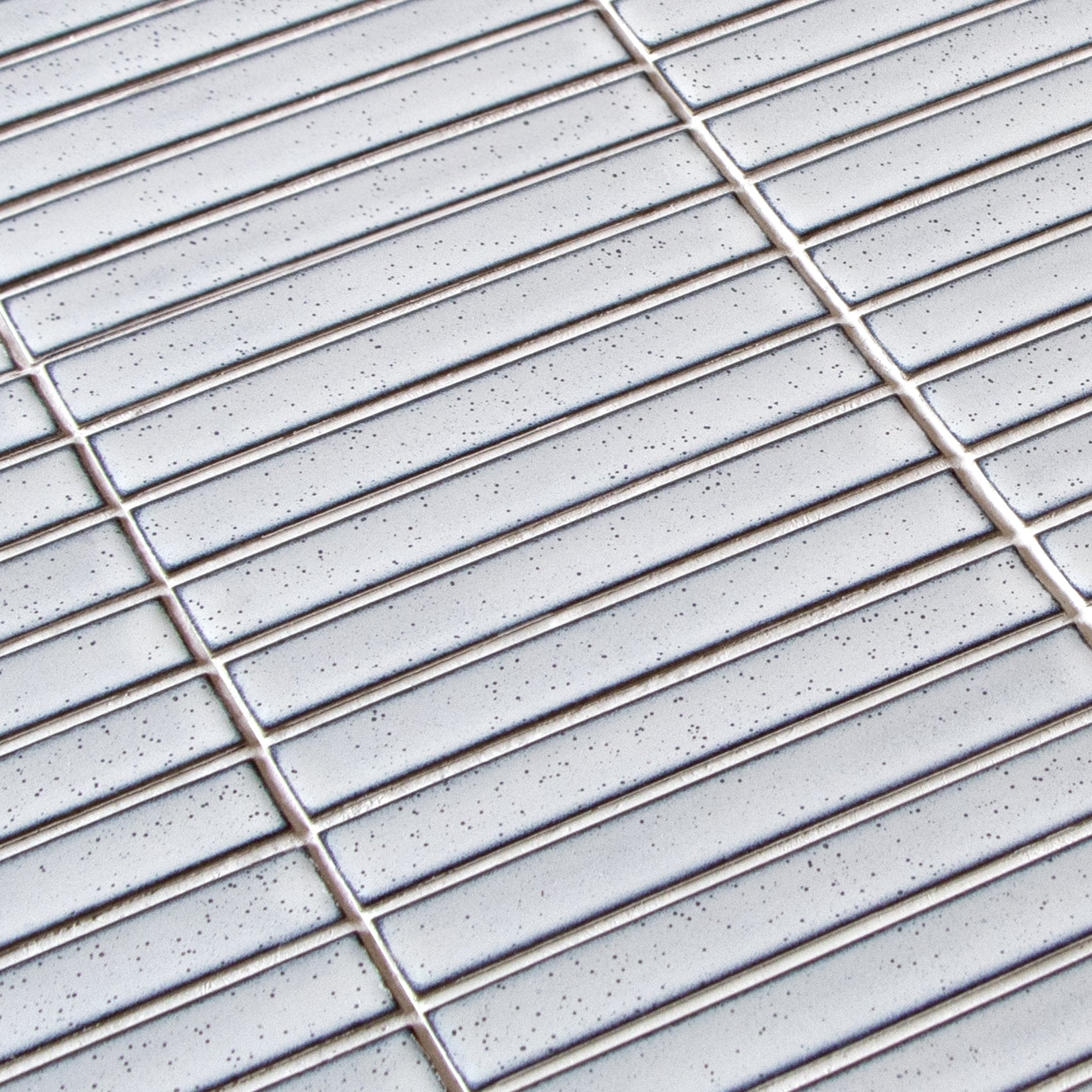 Kit Kat White Porcelain Floor and Wall Mosaic Tile