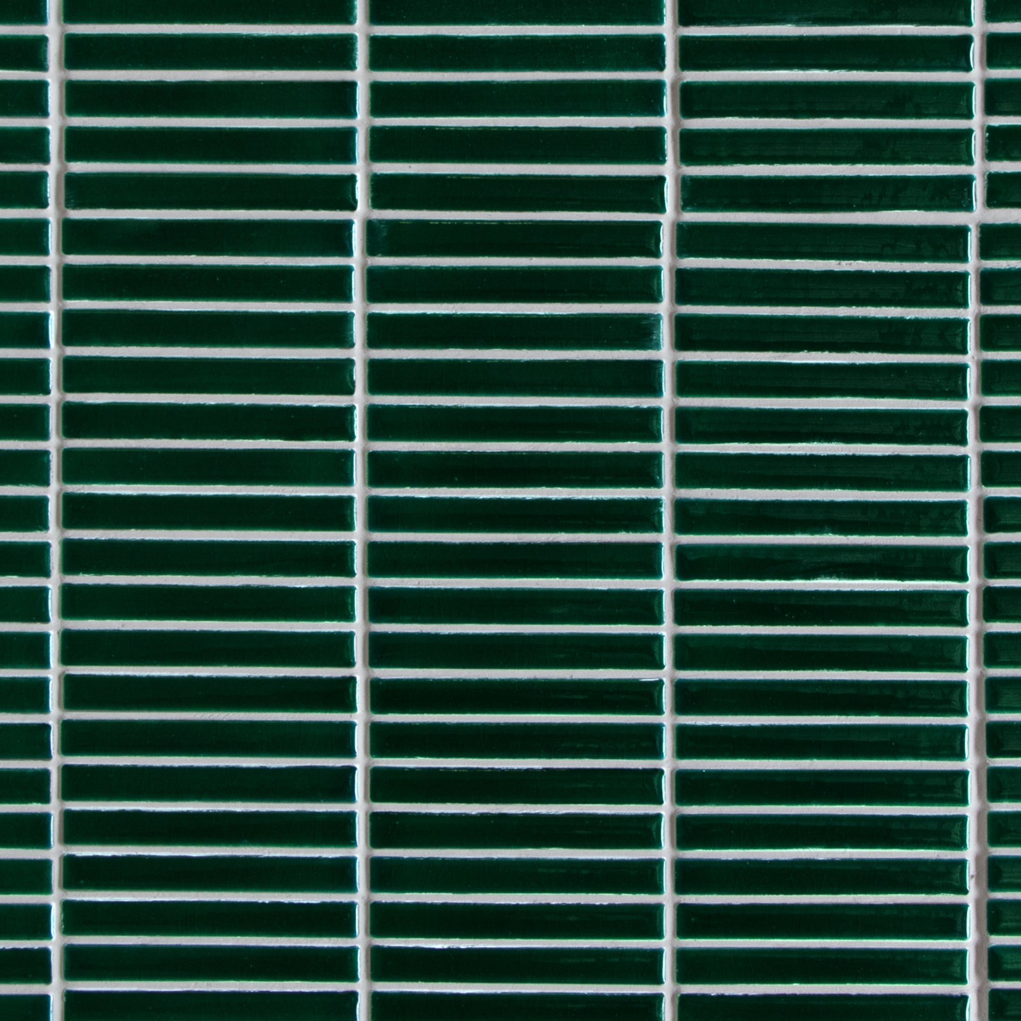Kit Kat Green Porcelain Floor and Wall Mosaic Tile