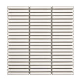Kit Kat White Porcelain Floor and Wall Mosaic Tile