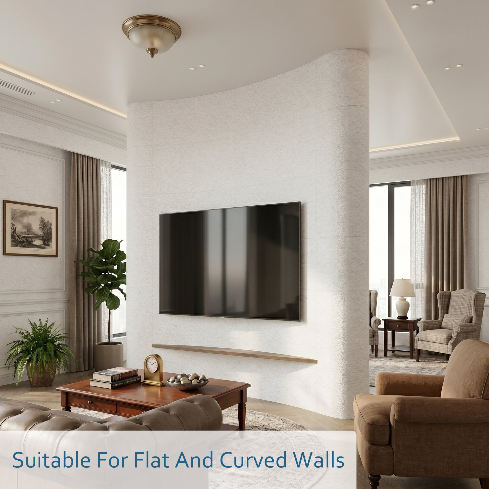 White Quartz Flexible Stone Wall Covering