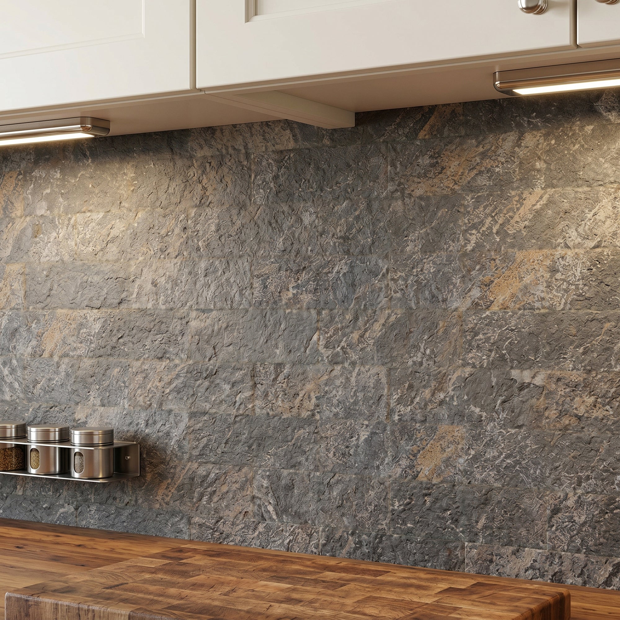 Oxide Flexible Stone Peel and Stick Tile