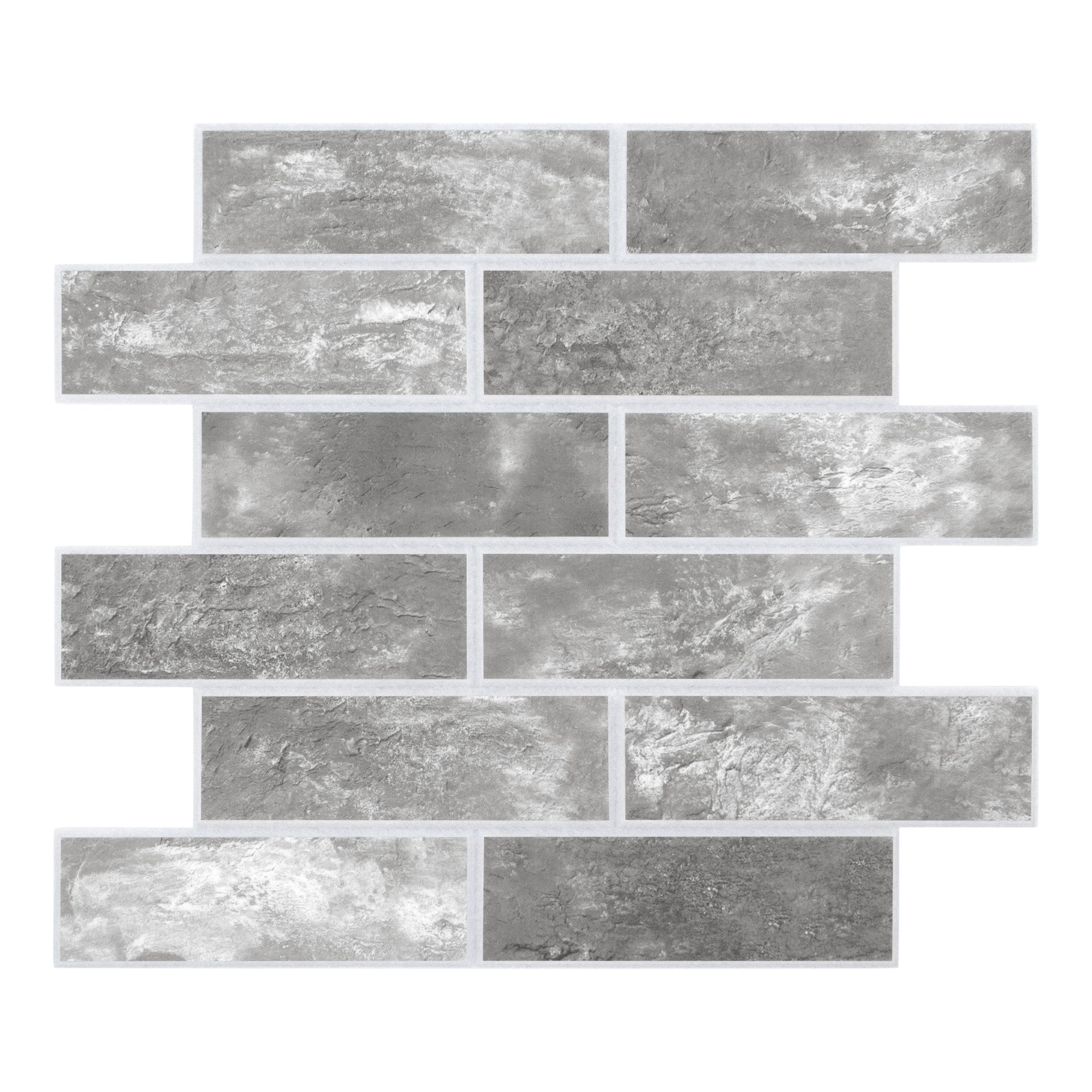 Faux Brick Grey PET Acoustic Felt Tile