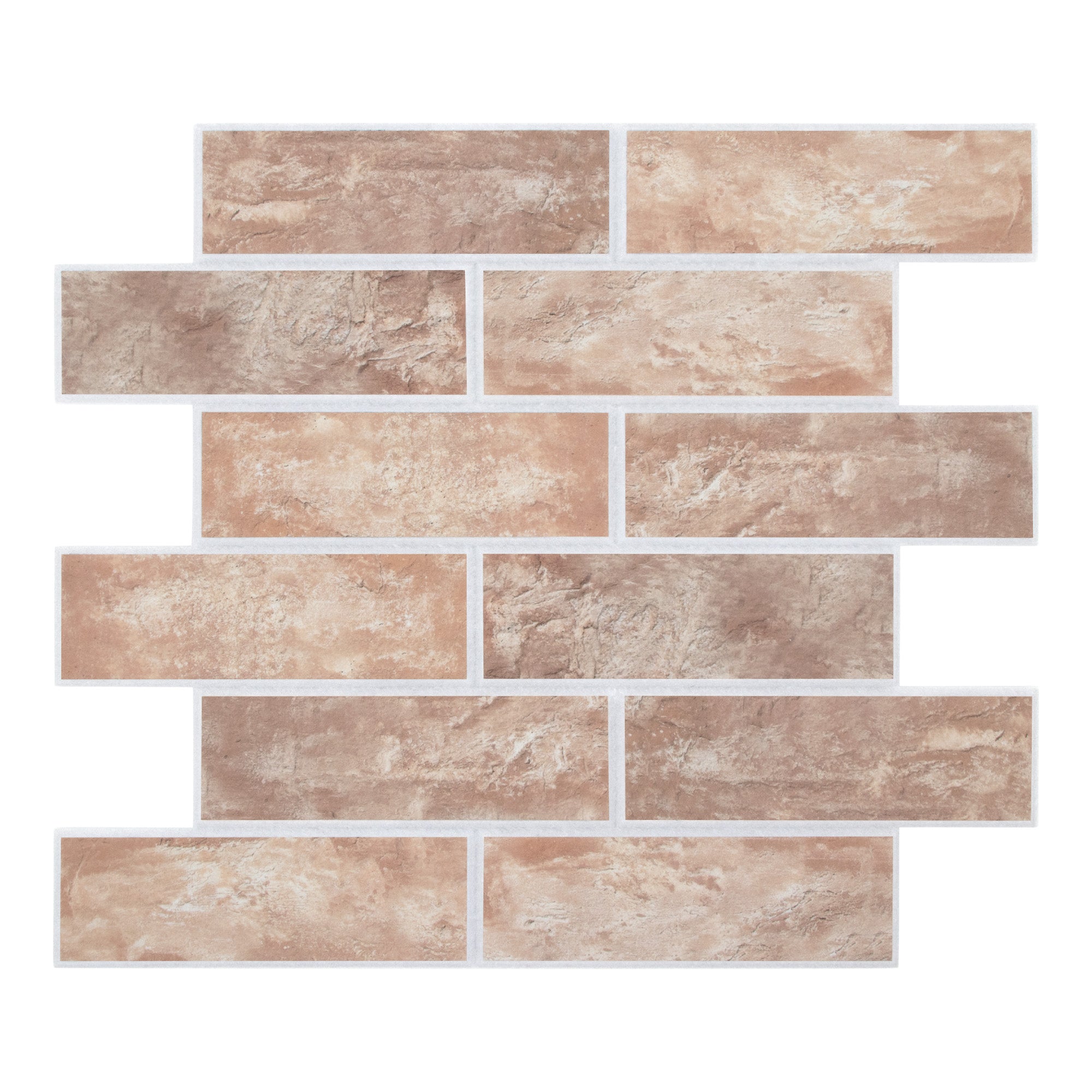 Faux Brick Rustic PET Acoustic Felt Tile