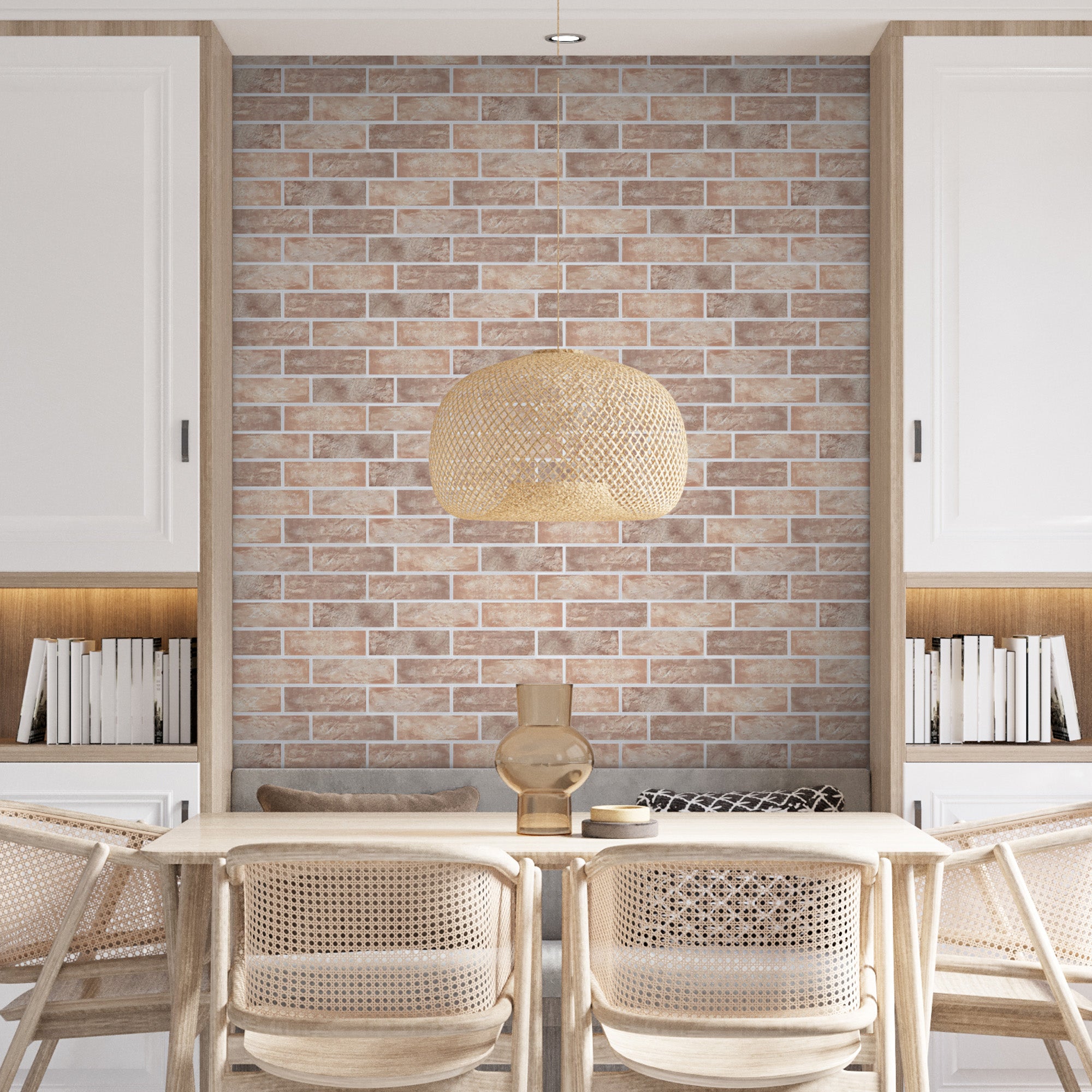 Faux Brick Rustic PET Acoustic Felt Tile
