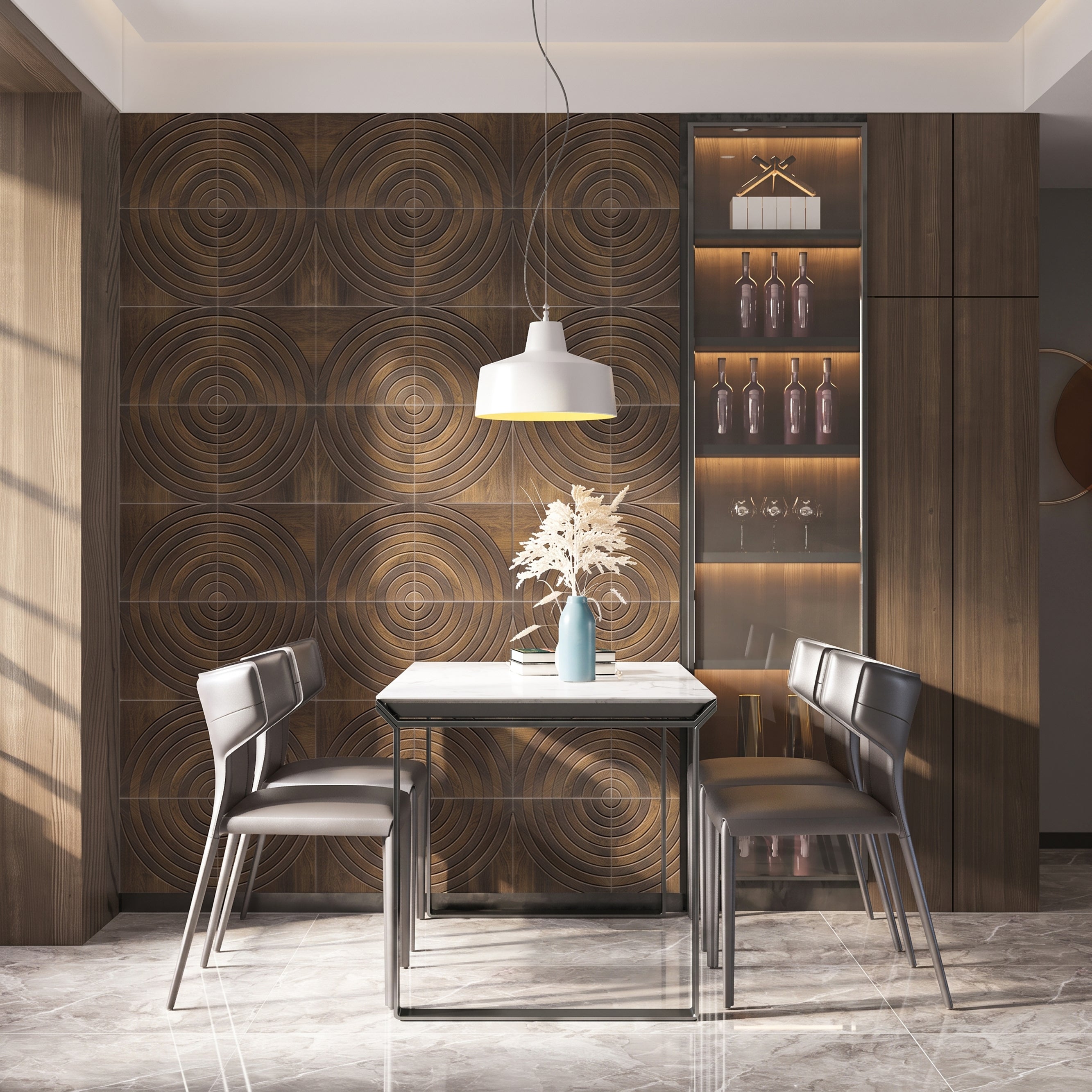 Target Walnut PET Acoustic Felt Tile