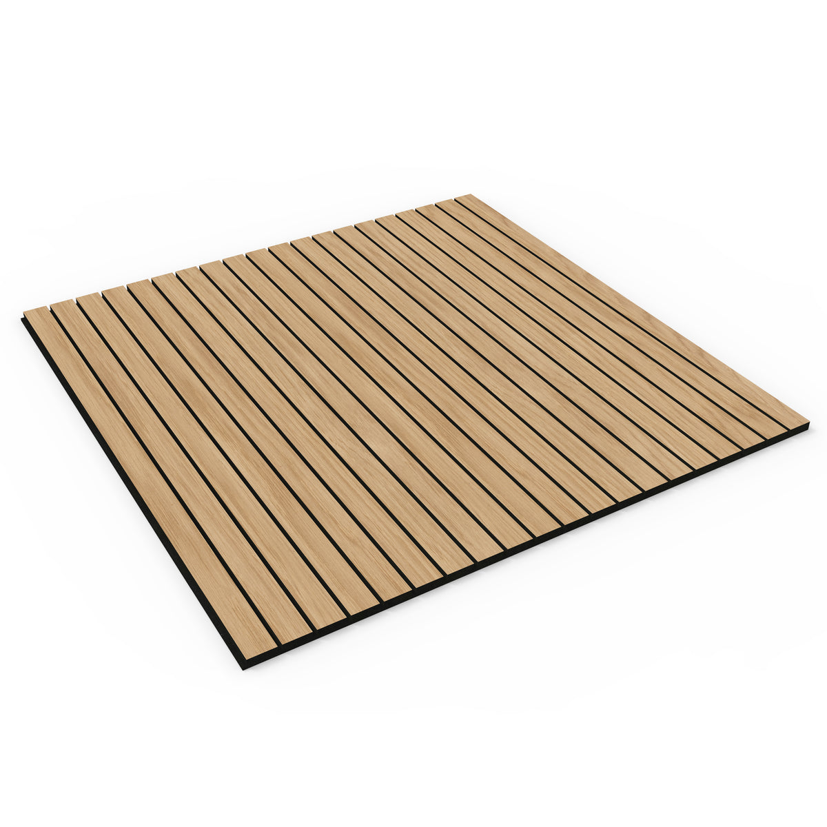 Natural Oak Wood Slat Acoustic Panels Decorative Wall Paneling