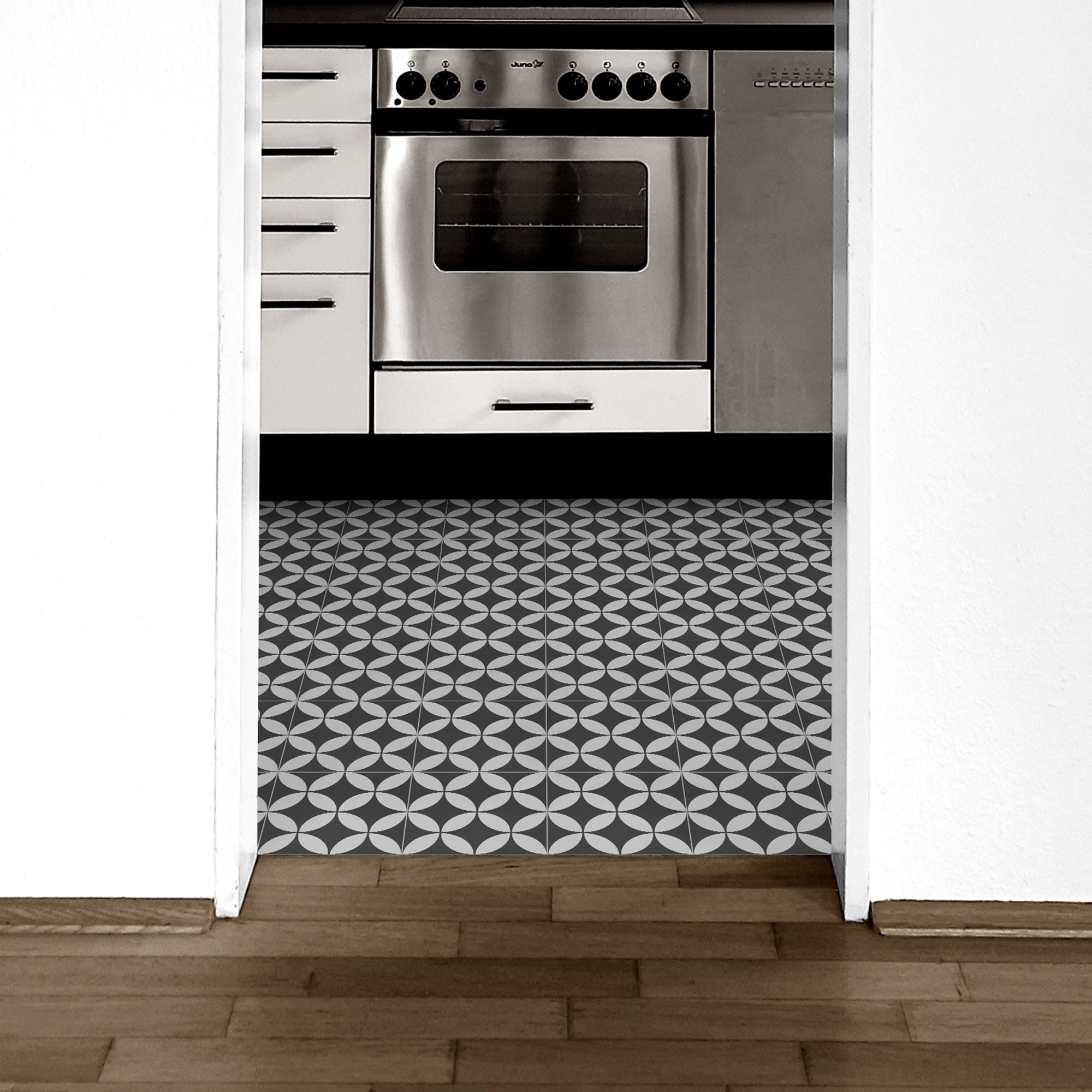 9" x 9" Coin Peel and Stick Floor and Wall Tile