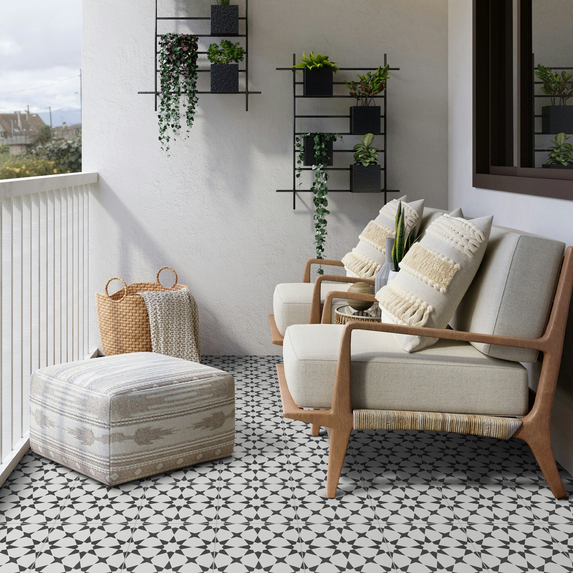 9" x 9" Marrakech Peel and Stick Floor and Wall Tile