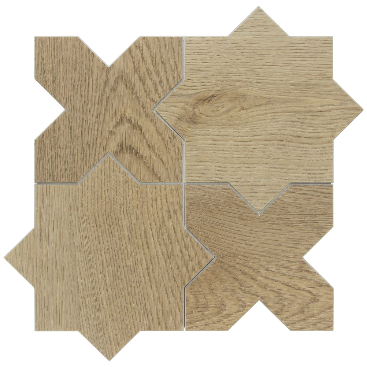 Cross & Star Peel and Stick Floor Tile