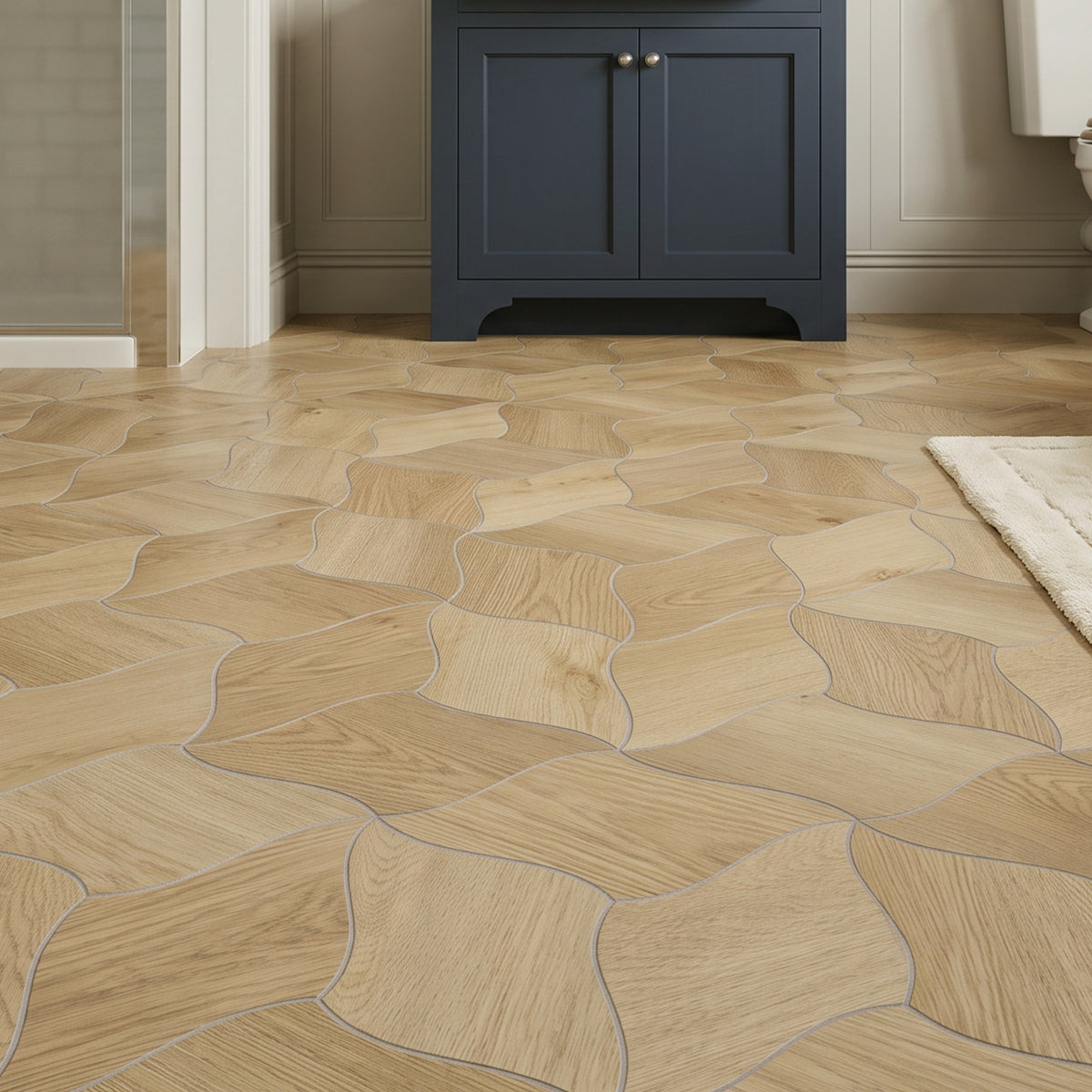Lotus Peel and Stick Floor Tile
