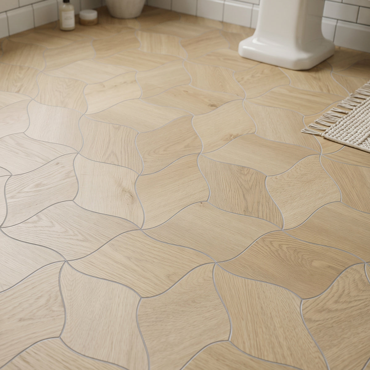 Lotus Peel and Stick Floor Tile
