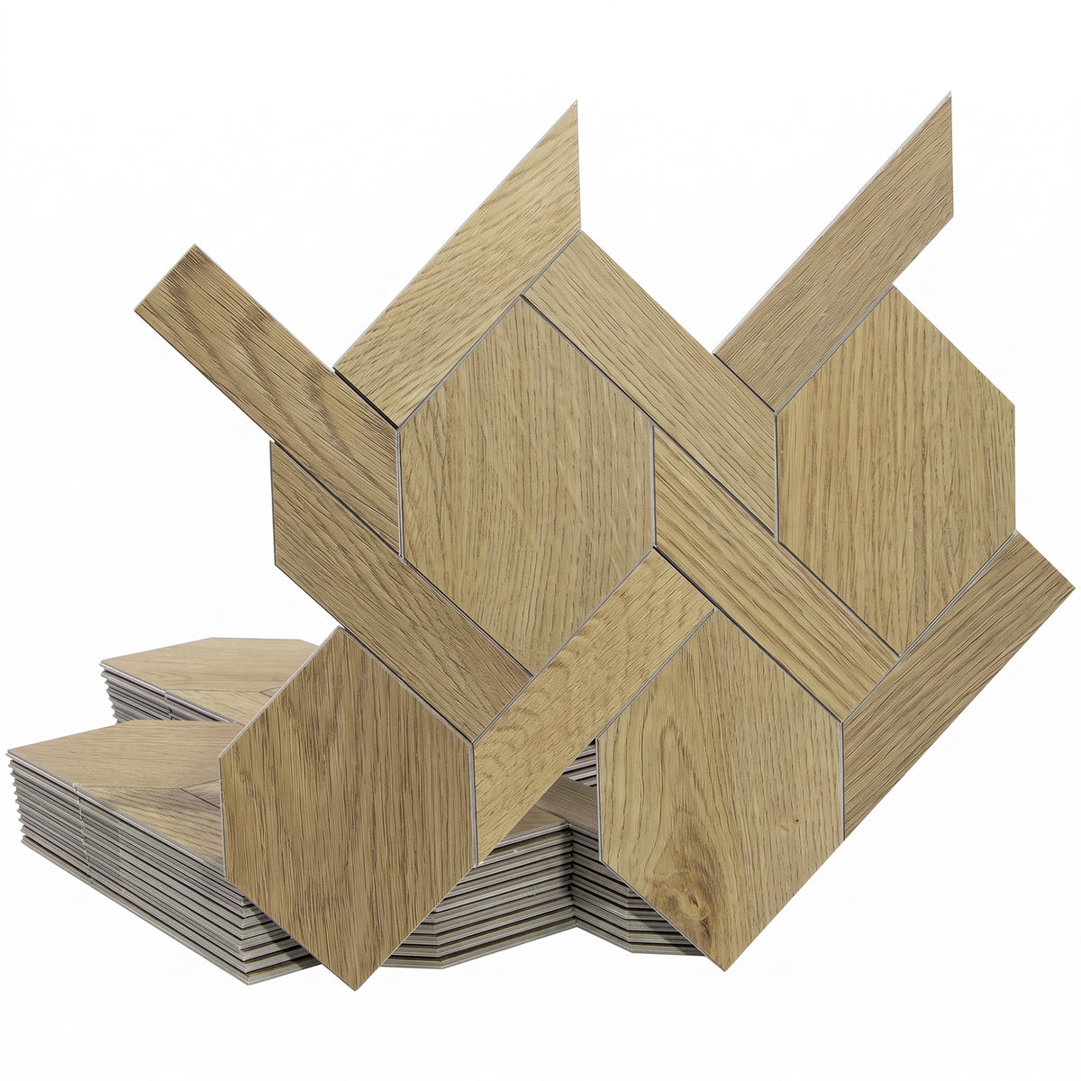 Mansion Wave Peel and Stick Floor Tile