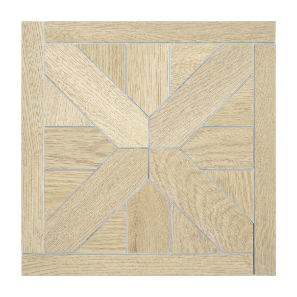 Pinwheel Natural Oak Peel and Stick Floor Tile
