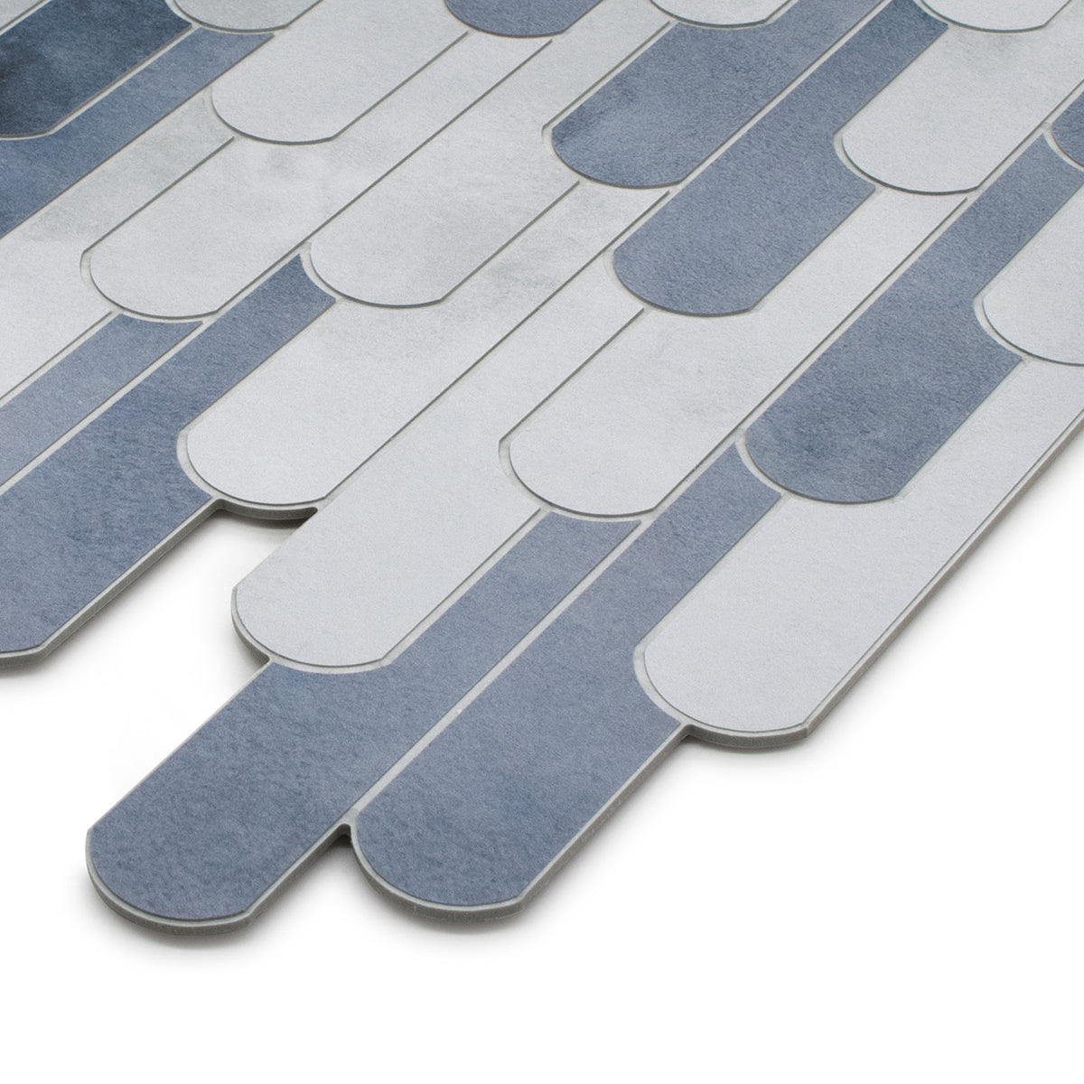 Blue Raindrop Peel and Stick Backsplash Tile