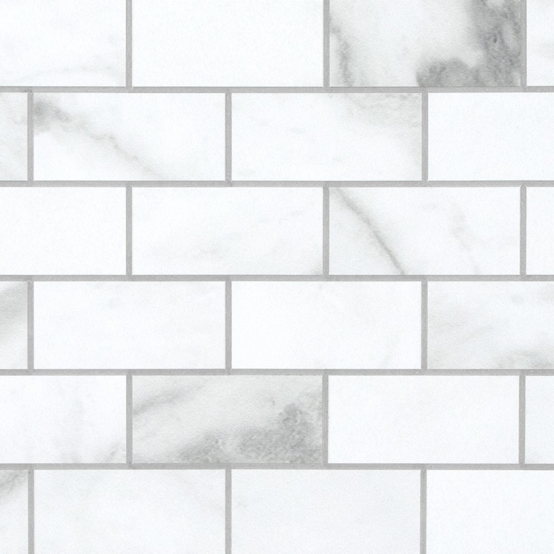 Subway Carrara White Peel and Stick Backsplash Tile