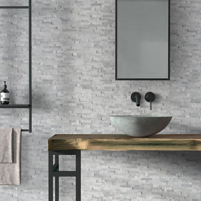 3D Carrara White Natural Marble Peel and Stick Tile