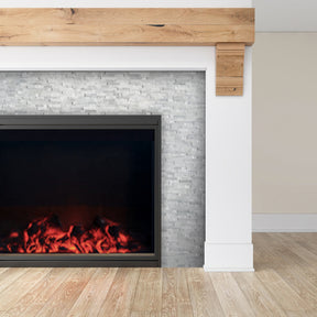 3D Carrara White Natural Marble Peel and Stick Tile