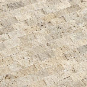 3D Beige Natural Marble Peel and Stick Backsplash Tile
