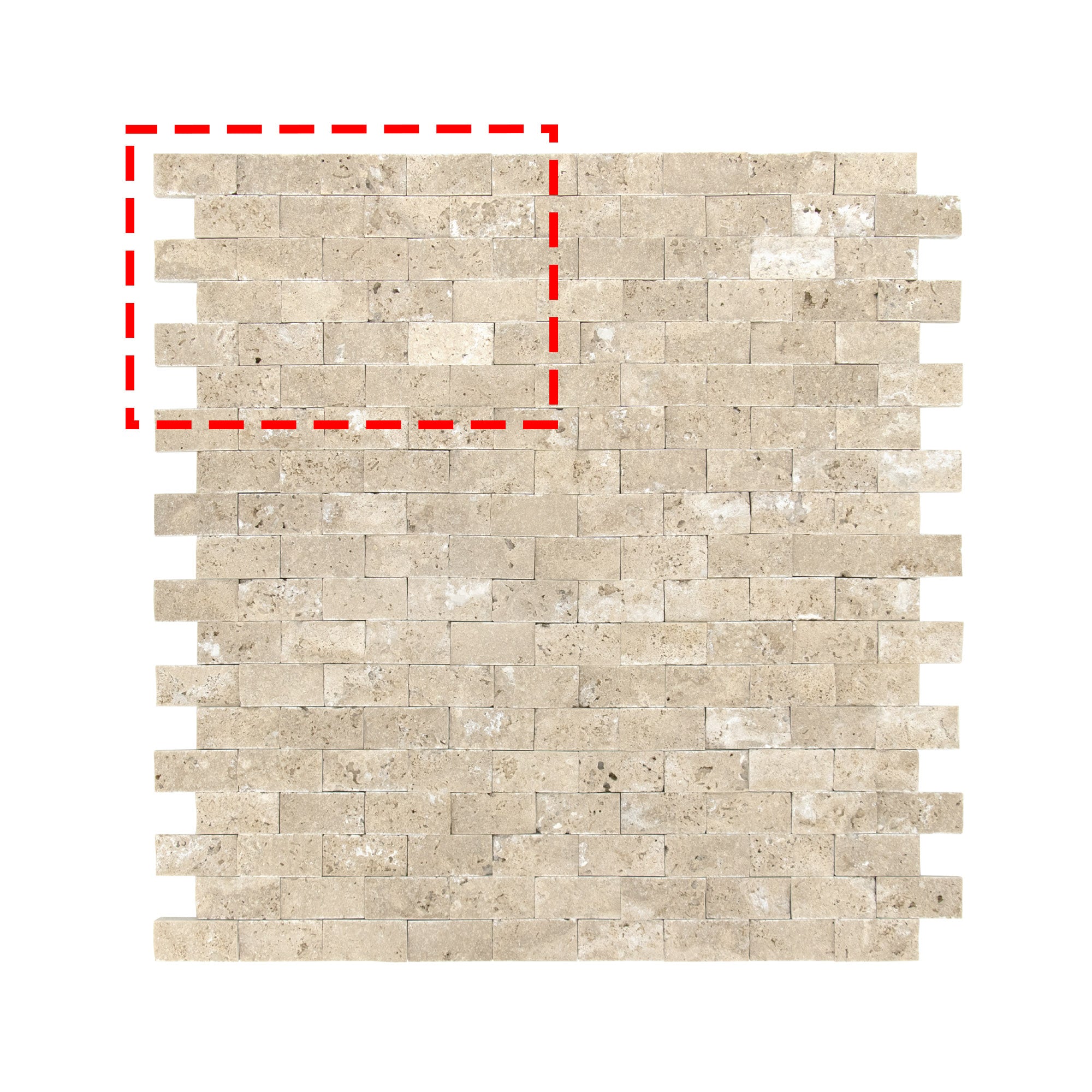 3D Beige Natural Marble Peel and Stick Backsplash Tile