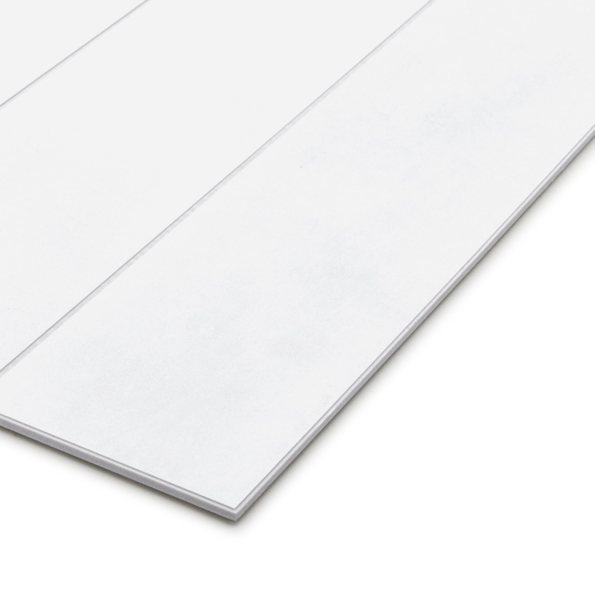 White Stacked Peel and Stick Backsplash Tile