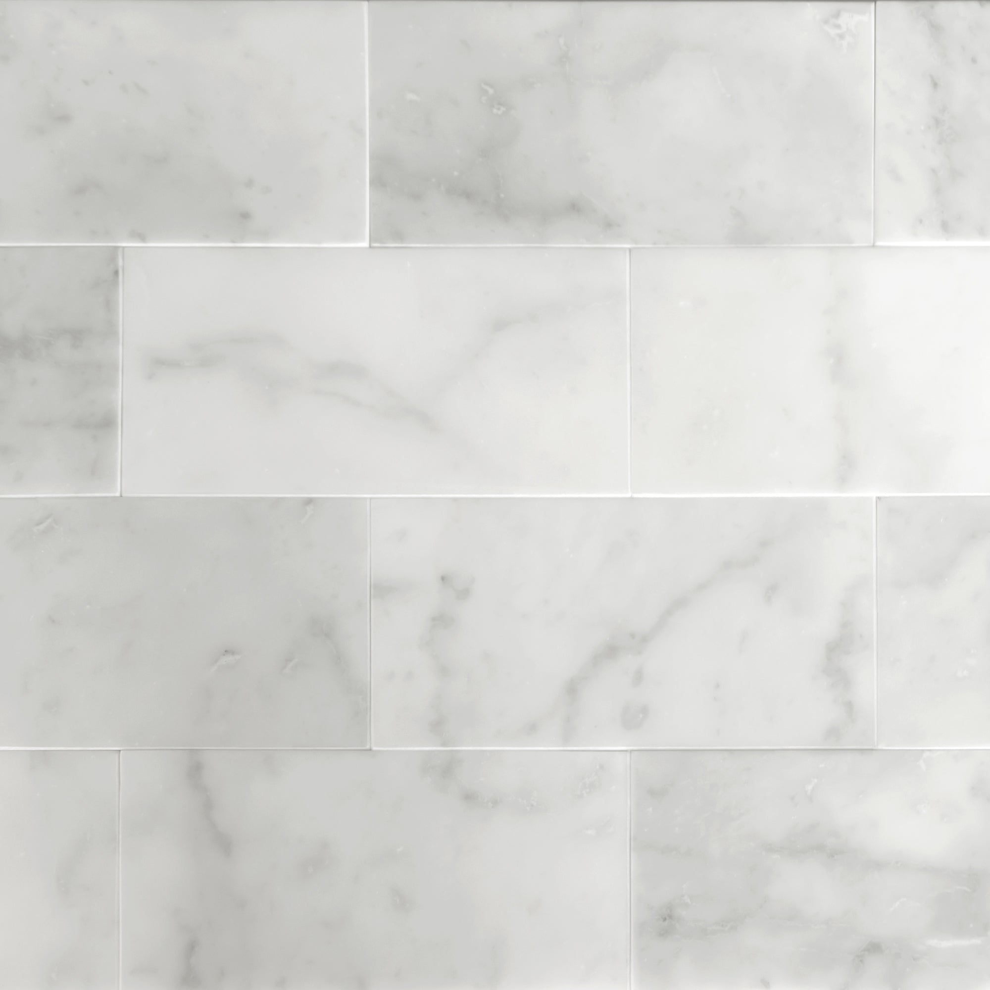 Carrara White Natural Marble Peel and Stick Tile