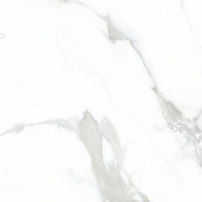 118" x 47" Carrara White Matte Peel and Stick Wall Paneling Roll