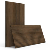 Walnut Wood Slat Acoustic Panels Decorative Wall Paneling