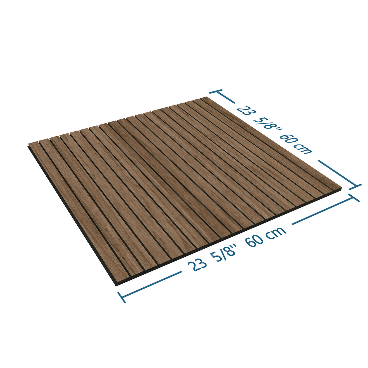 Walnut Wood Slat Acoustic Panels Decorative Wall Paneling
