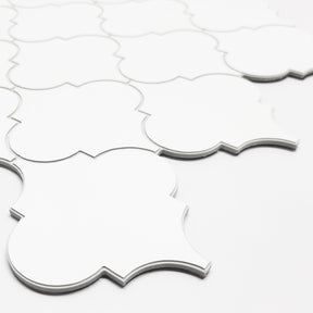Arabesque White Peel and Stick Tille