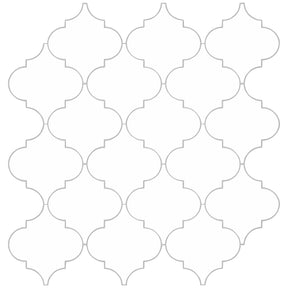Arabesque White Peel and Stick Tille
