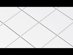 9x9'' Square White Peel and Stick Tile