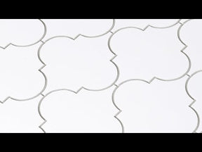 Arabesque White Peel and Stick Tille